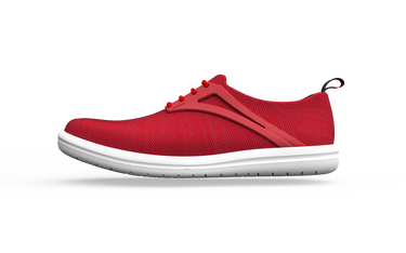 Red on White